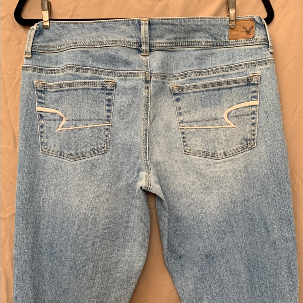 SOLD - NWOTS - American Eagle Outfitters Women's Light Blue Jeans - Women's Siz…
